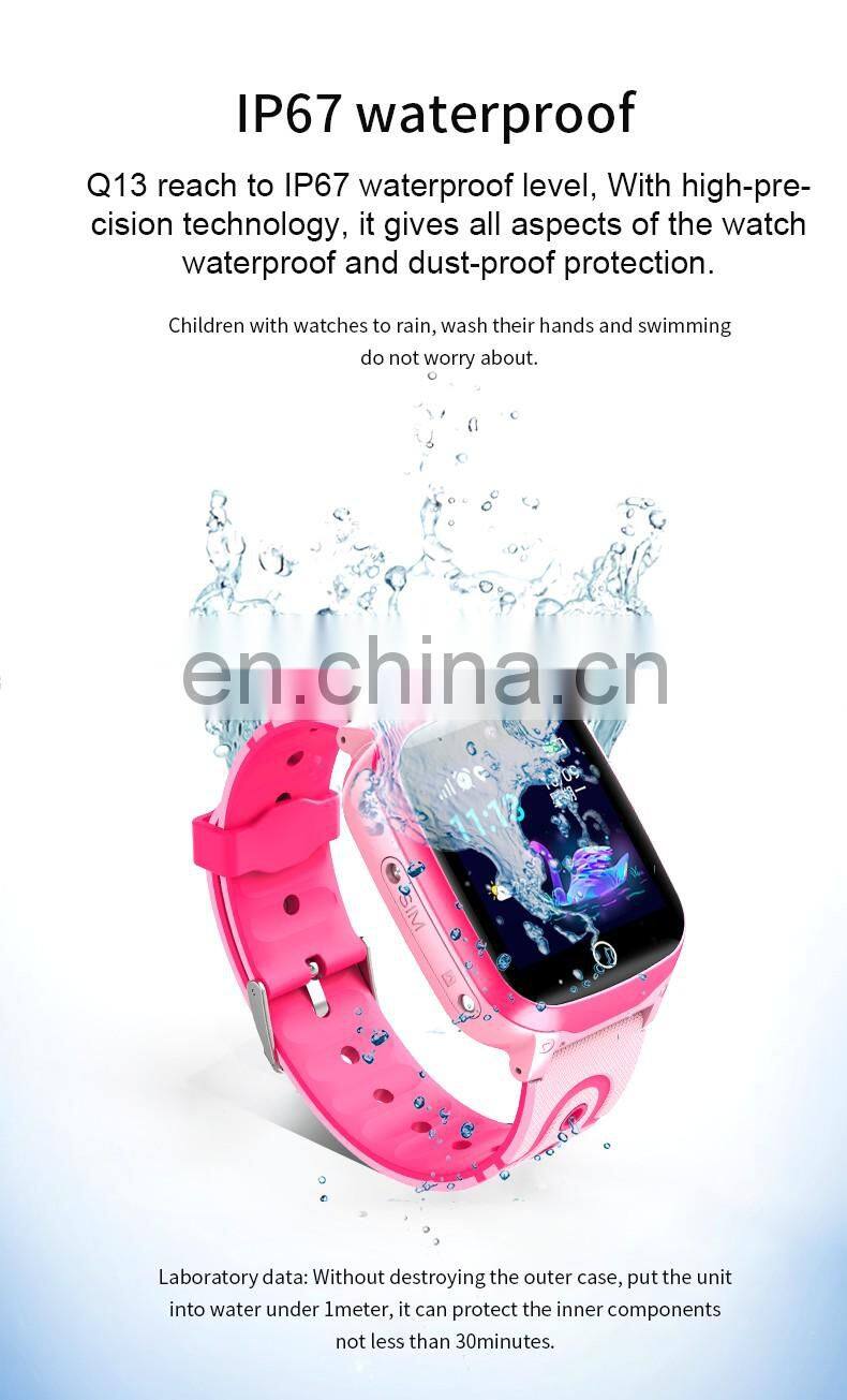 Q13 Reloj gps Kids Wifi Tracker Smartwatch Waterproof SOS Location Safety Wristwatch for Children