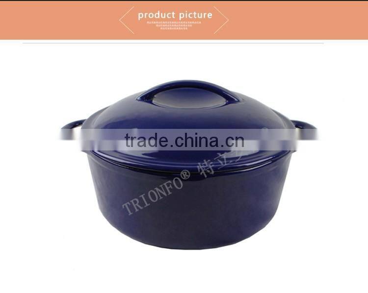 FDA approved multi Color Cast Iron Cookware TR1004:
