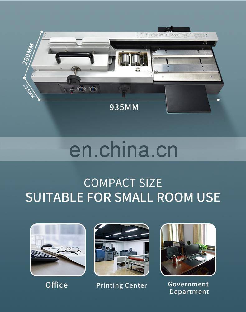 a4 high speed good quality book binding machine