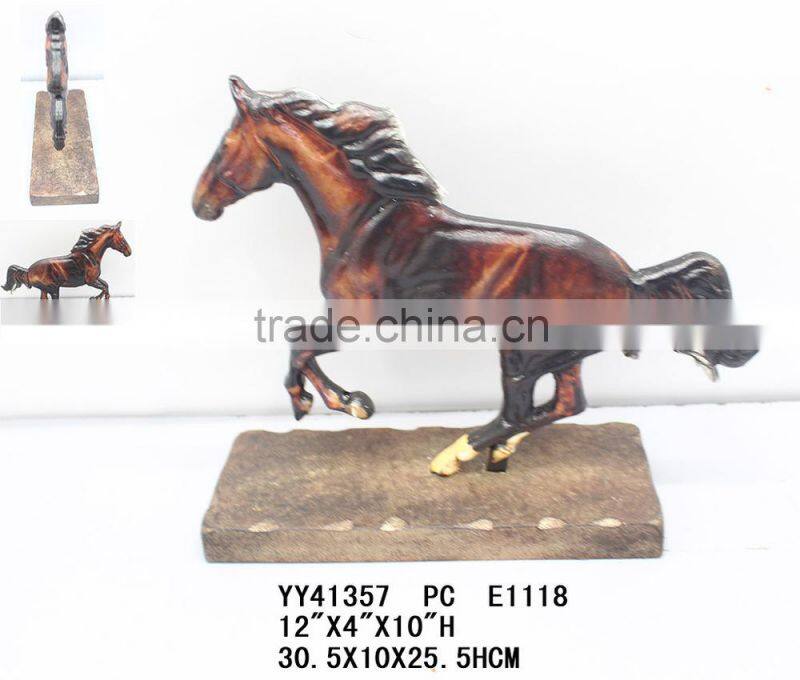 decorative horse wood crafts for home decor