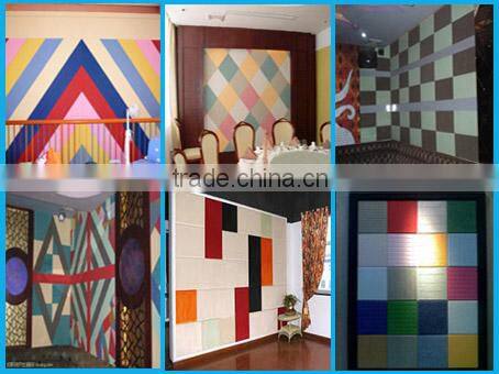 Environmental polyester fiber acoustic panel no dust pollution