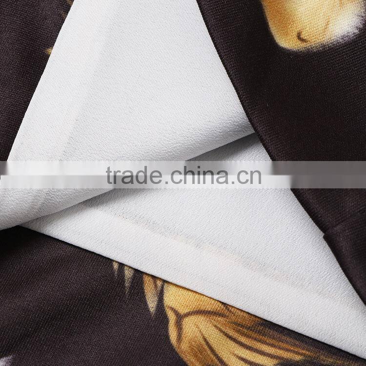 OEM Autumn winter female Europe and the United States style with printed skirt leisure dress made in China