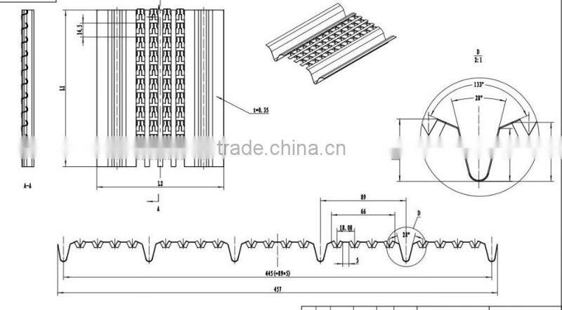 Hi-rib Lath, High Ribbed Lath, Hi-rib Mesh, Metal Lath, High Ribbed Lath,