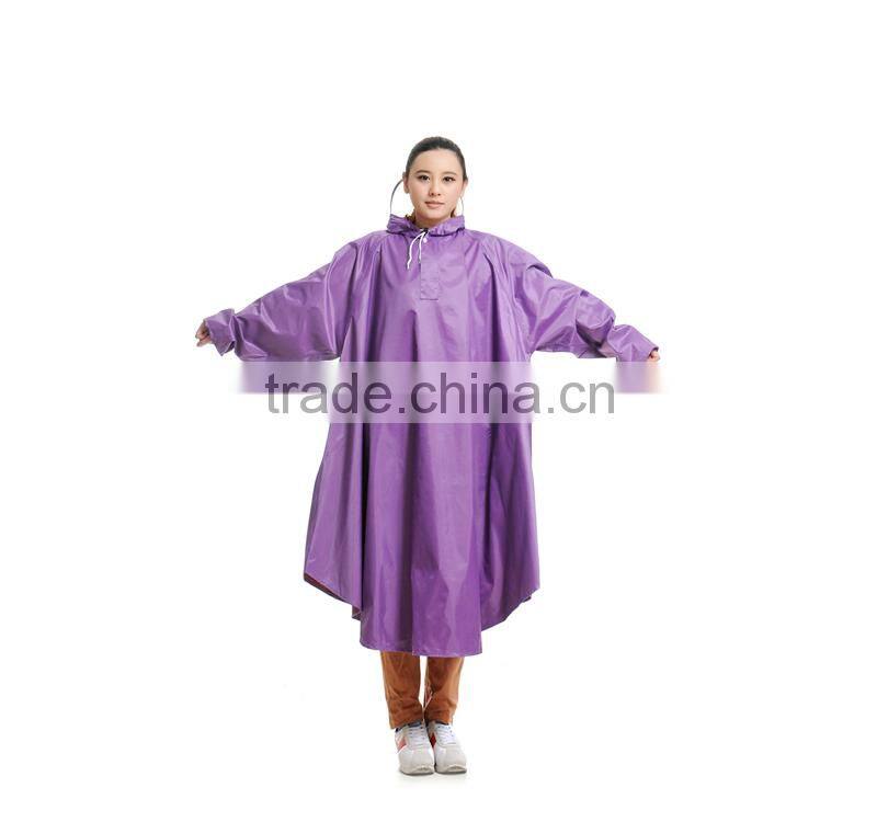 Long motorcycle rain poncho Raincoat with logo