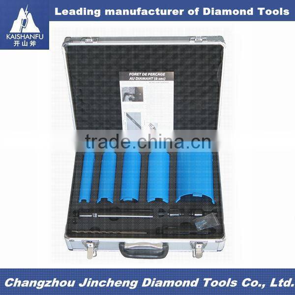 Diamond core drill bits tool kit