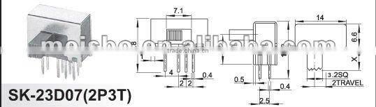 Multipurpose on off slide electric breaker