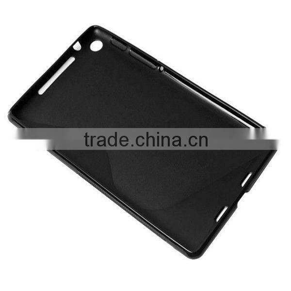High Qanlity For Google Nexus 7 TPU Cover with S Shape