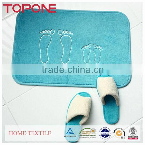 2014 Fashion high quality useful anti slip colorful products bath mat