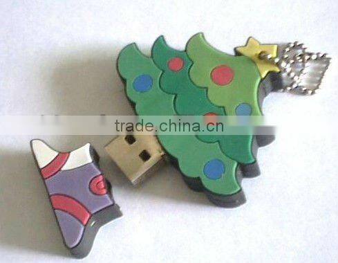 Oem/ODM logo print Christmas/Xmas 2.0 2GB/8GB/16GB/128GB usb stick memory