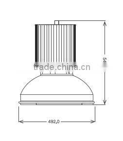 hot new products for 2015 industrial luminaire high bay 220w led high bay light/led high bay