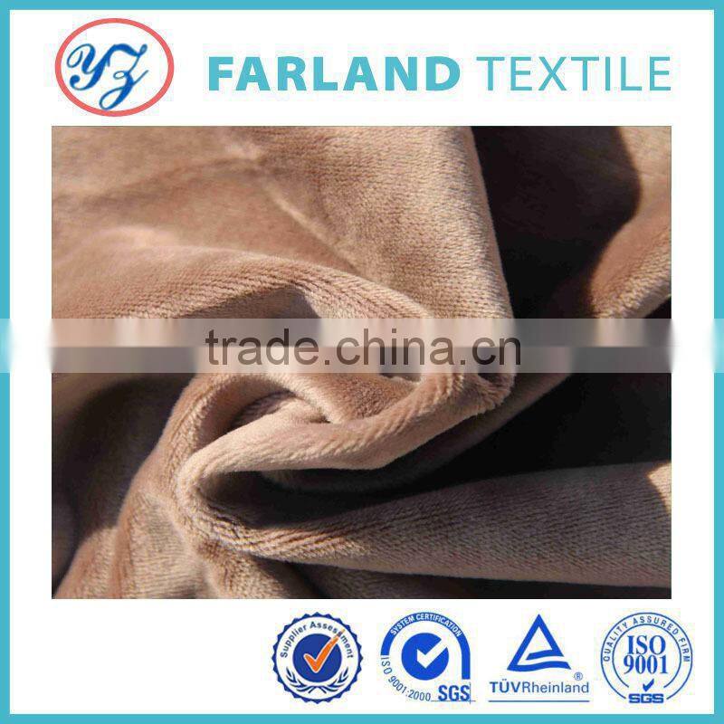 Super soft diamond velvet fabric