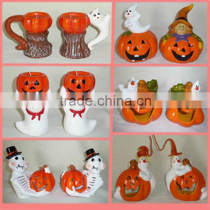 Wholesale halloween ceramic pumpkin