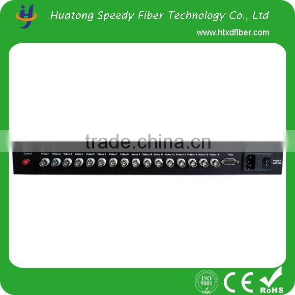 Video Data Optic Transceiver 16 Channel Video Data optical fiber transmitter and receiver