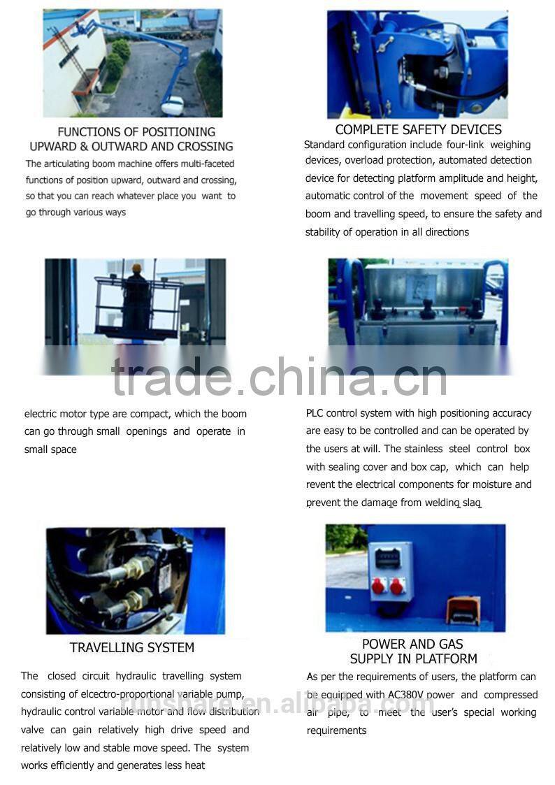 23m electric building platform lift table