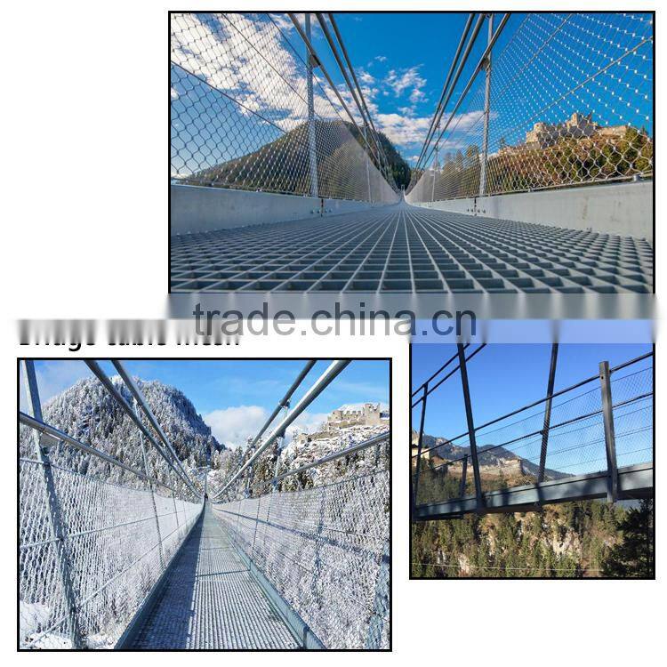 Stainless steel woven type stair cable mesh