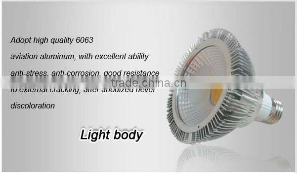 AC85-265V 10w cob led par light E27/E26/B22 95mm led par light bulb par 30 spot lamp