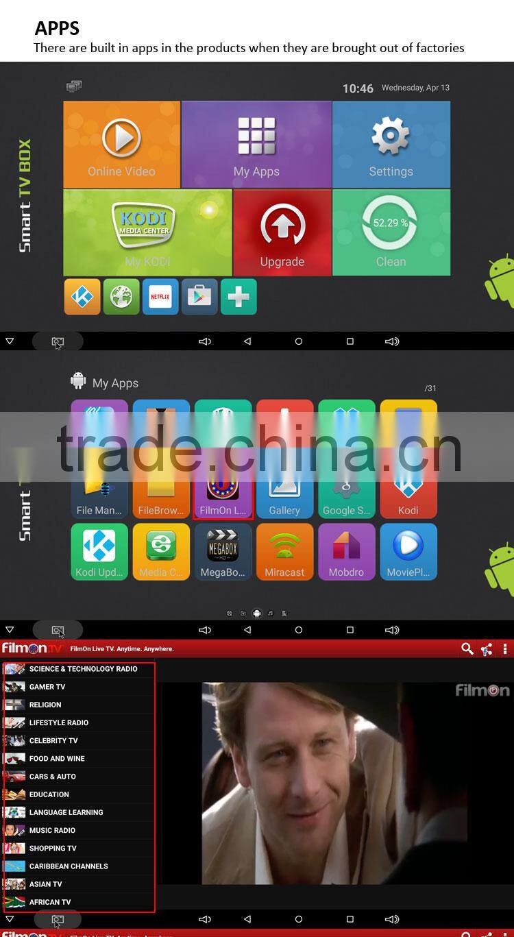 T95M iLepo plus 4K low configuration 1GB RAM android 5.1 LED display OTT TVBOX