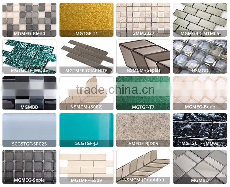 Glass Tile for wall use featured wall background(GT-VP01)