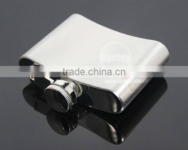 4oz Portable Flagon Kettle Oilcan Wine Pot 110ML Metal Travel Pocket Mini Liquor Stainless Steel Hip Flask