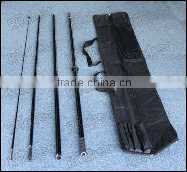 Beach flagpole flying banners