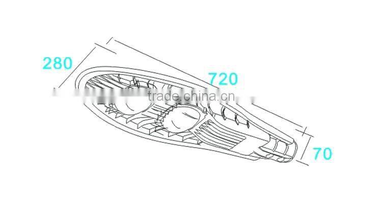 2016 new design no need driver led street light 100 watt