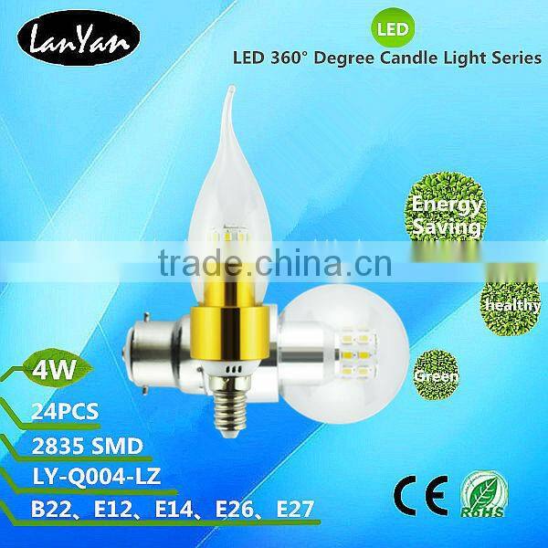 beatiful high quality e26 e27 led bulb 4w with CE ROHS