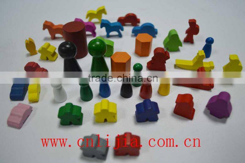 solid wood pawns