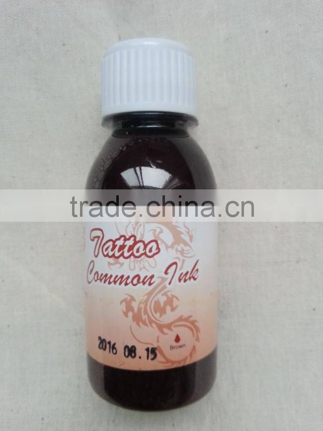 Airbrush Temporary Tattoo Ink Common Ink Brown Color 100ml Body Art