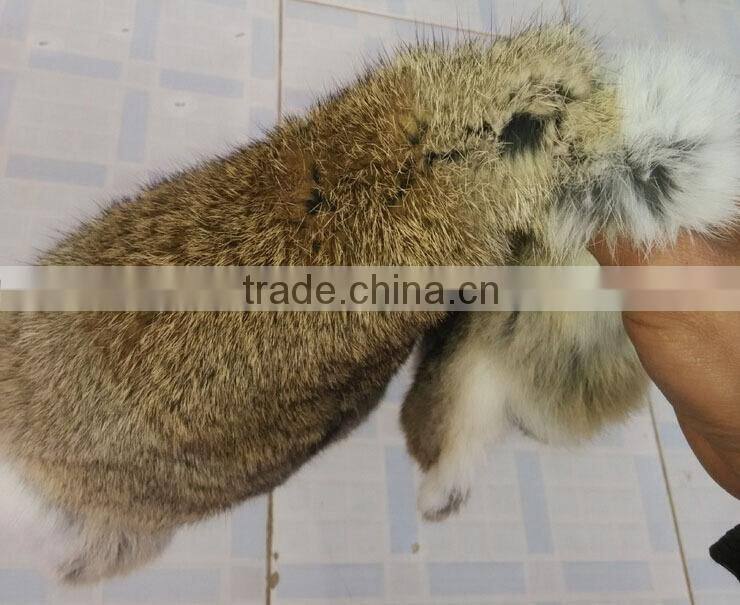 Factory direct supply Natural brown color Cheap Rabbit Skin
