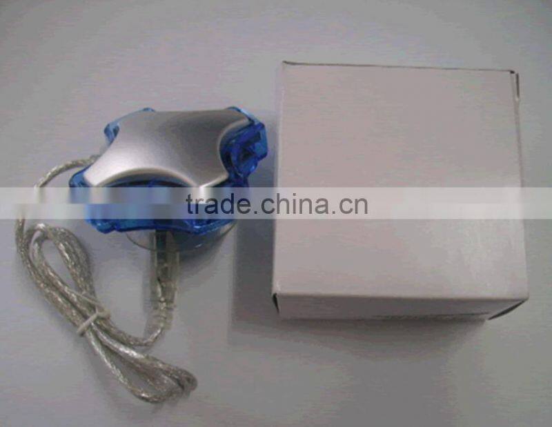 Most popular Christmas gift Hot sale ABS material 4 ports colorful usb cable hub /splitter 2.0 for laptop,pc,keybord,u-disk