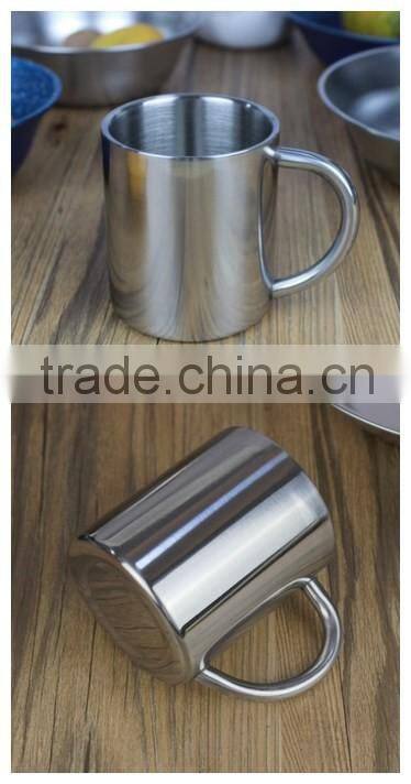 Good Quality Double Wall 18/8 Stainless Steel Coffee Mug Cup from China