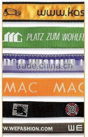custom promotional strong woven luggage belt/strap/lanyards