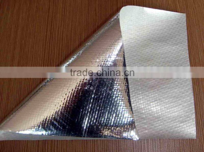Double Side Aluminum Coated Woven Cloth Radiant Barrier TYI085