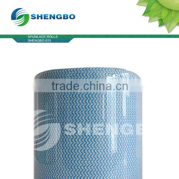 Blue Nonwoven Wine Tote Bag