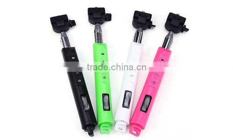 Portable selfie stick bluetooth wireless monopod for mobile phone digital camera