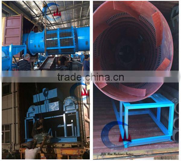 100TPH Trommel scrubber washer gold washing machine for Ghana gold