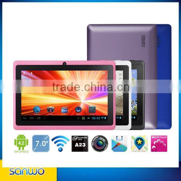 Hot selling 7 inch android 4.4.2 Multi Touch trade assurance Action7021 with wifi 7" Q88 tablet pc