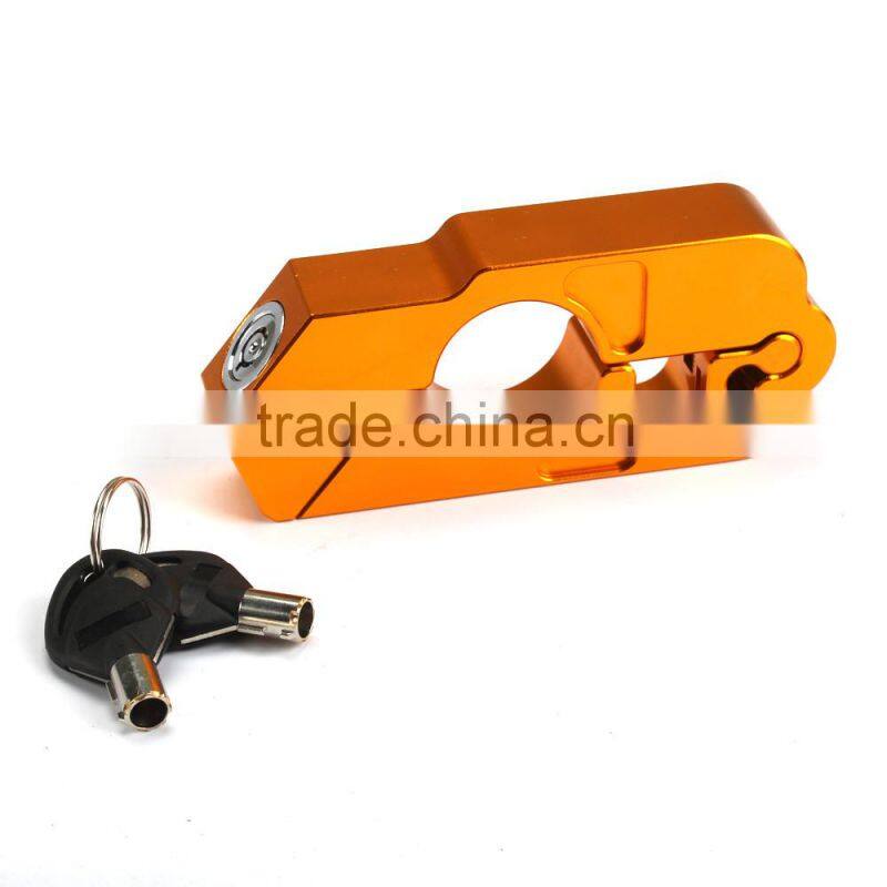 Full CNC aluminum Motorcycle grips brake Brake Throttle lever lock