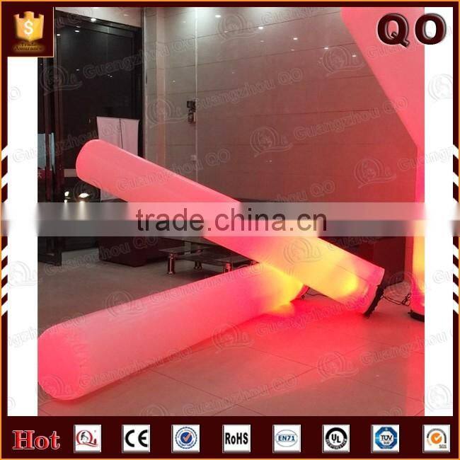Personalized decorative inflatable led columns for export