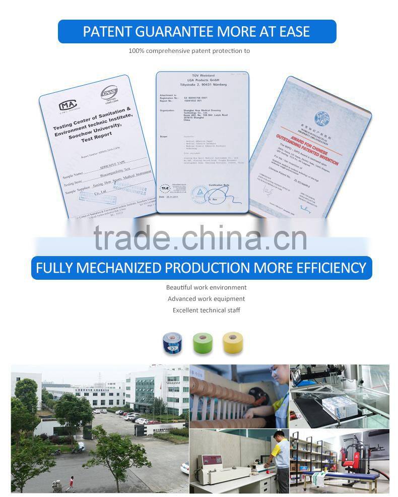 High Quality Breathable Strong Adhesive Waterproof Medical Cotton Rigid Tape Athletic Tape