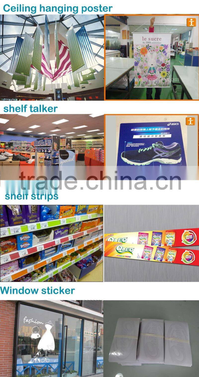 Indoor advertising display banner stand