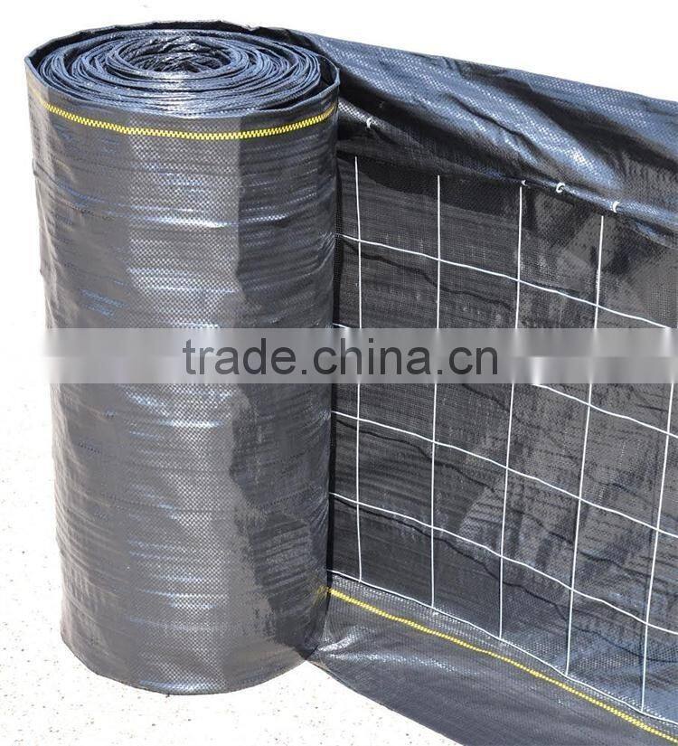 Woven 14 gauge landscape fabric welded wire mesh and PP landscape fabric black silt fence(UV Resistance)