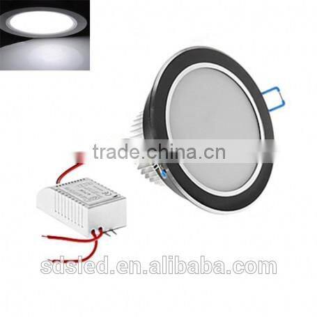 LED downlight 5W 450Lm down light Cool White-Black high power led downlight