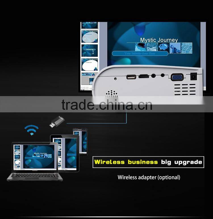Portable HD 1080P Meeting Advertisement Multimedia Led Video Projector