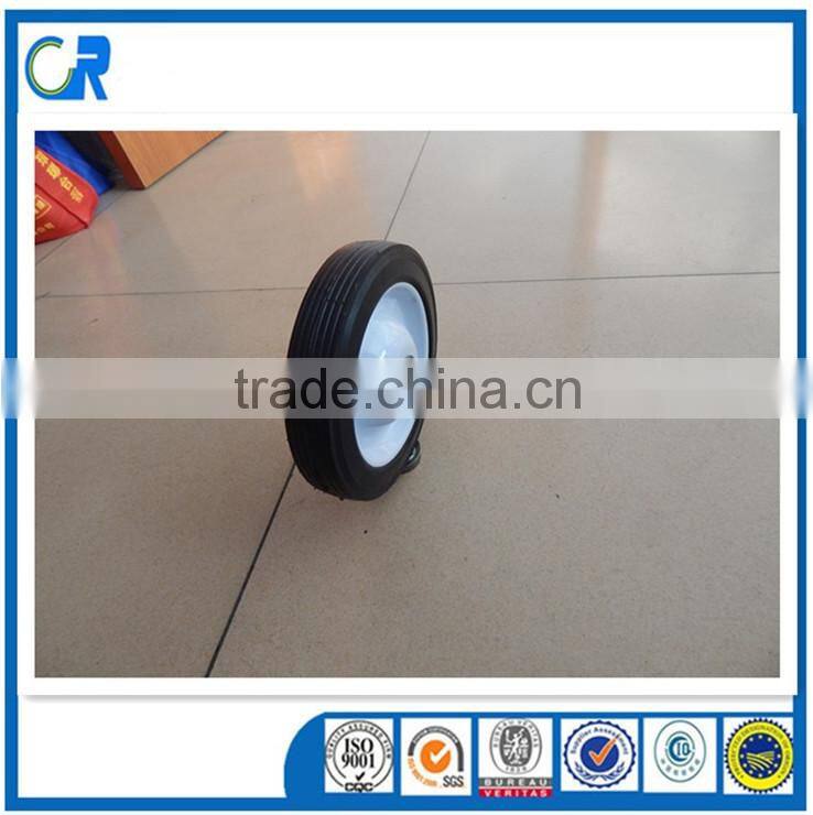 Heavy duty wheelbarrow solid wheels