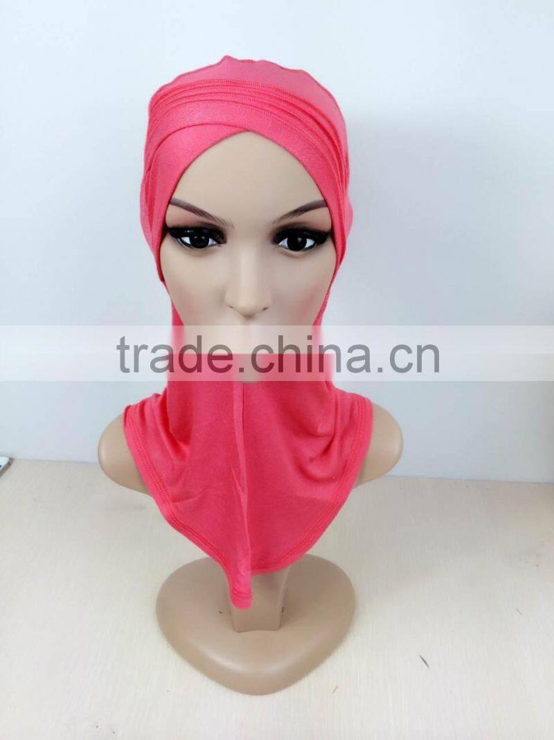 C062 new style crossover ninja inner underscarf,full underscarf to cover neck