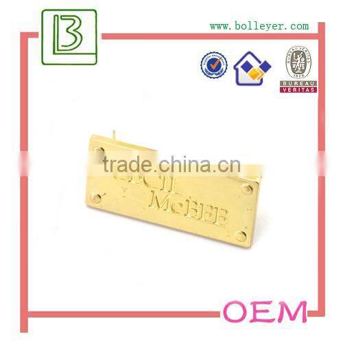 custom metal plates brand logos