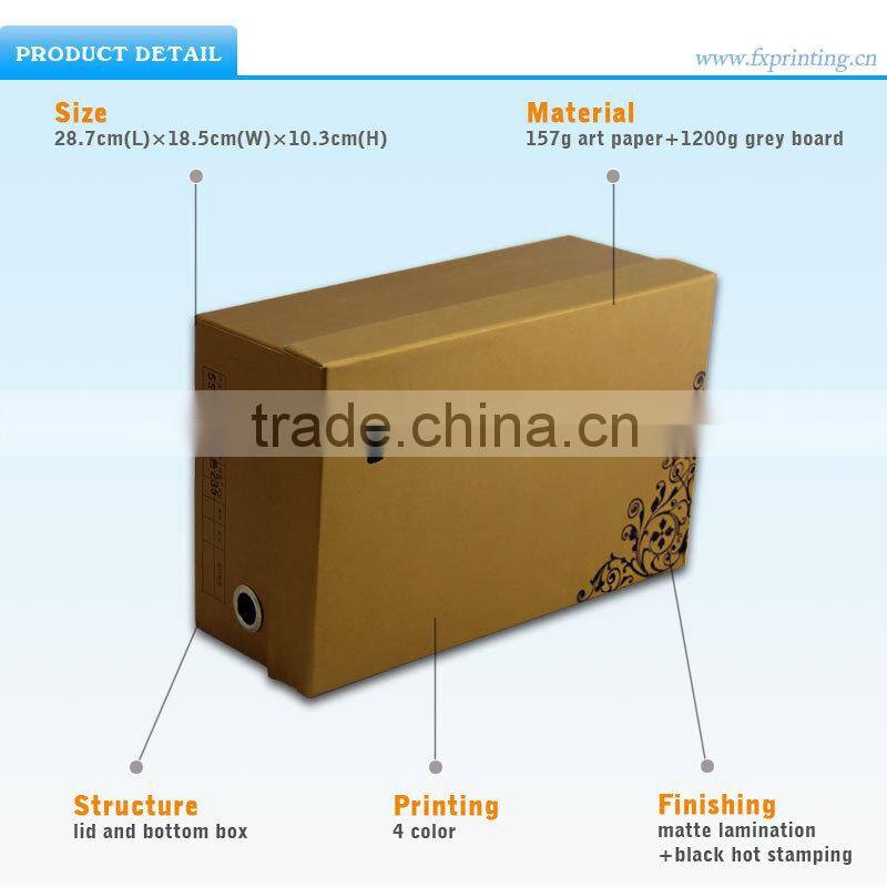 Newest Custom Cheap Small Brown Recycled Kraft Paper Boxes