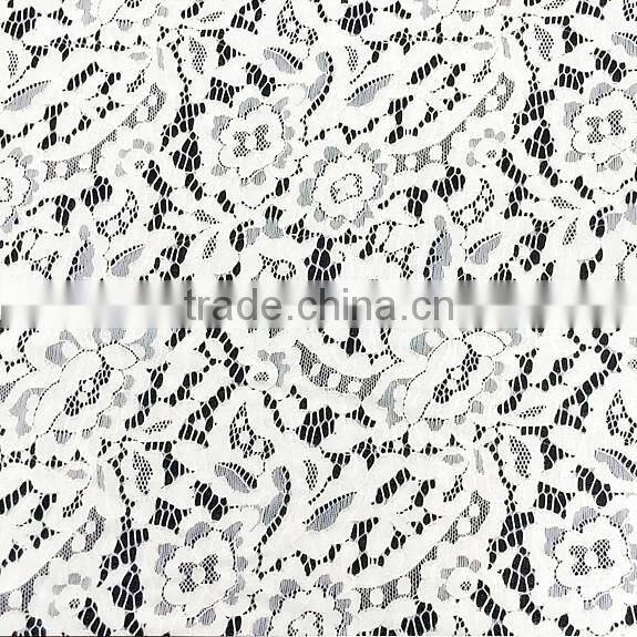New Arrival In-stock Nylon Cotton Guipure Africa Lace Fabric For Dress T8154