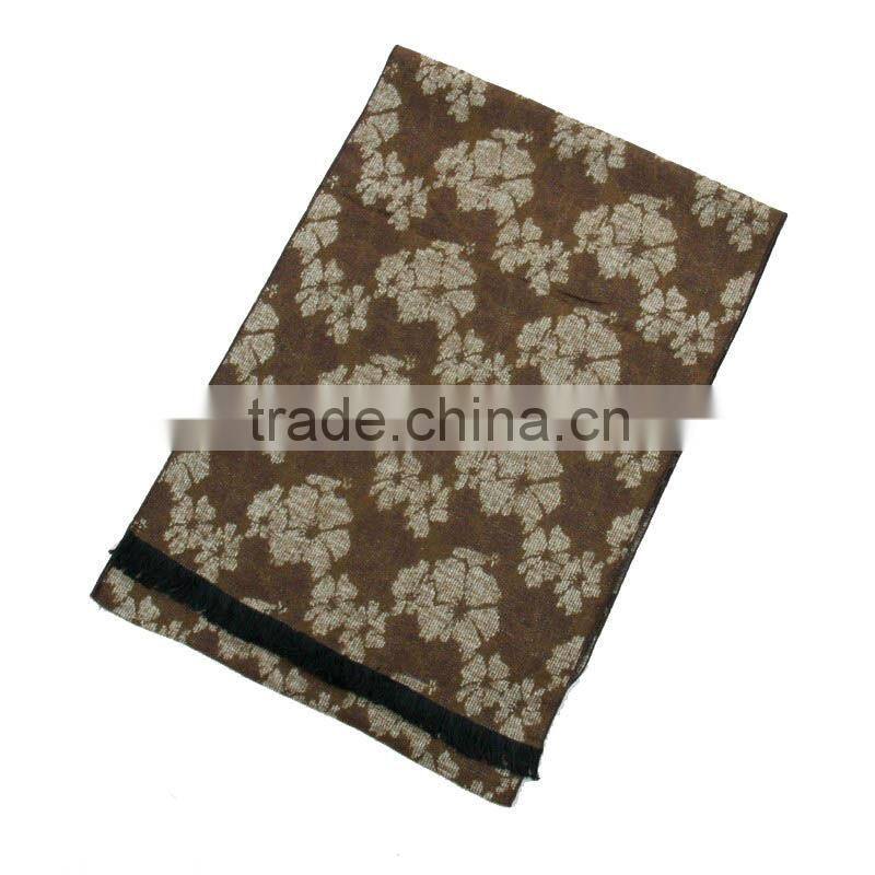 100% silk scarf men shawl with tassel